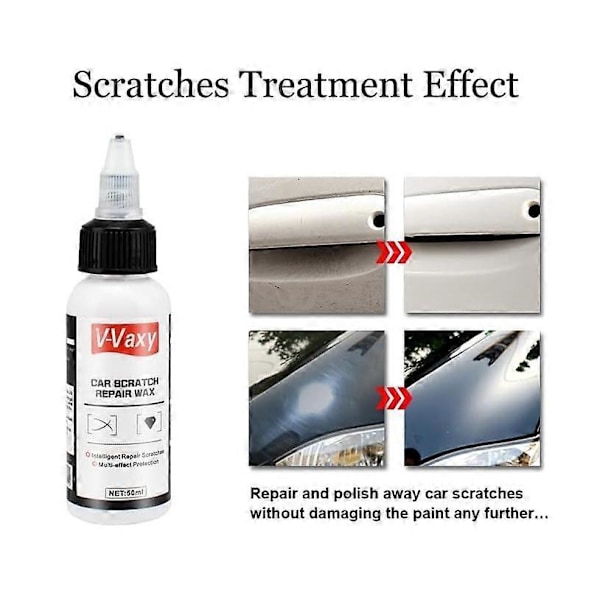kpl Ultimate Paint Restorer, V-Vaxy Auton Naarmujen Korjausvaha, Auton Kiillotusaine Naarmuille LGL