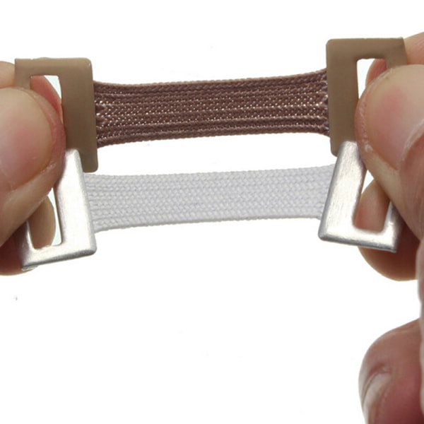 10 st utbytes elastiska bandage Wrap Stretch Metal Clips Coffee