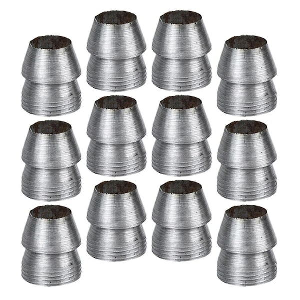 12 st yxkil 13 mm metall yxskaft kil kilhammare förstärkningskil hammarinstallations tillbehör Silver Silver 1.50X1.30X1.30CM
