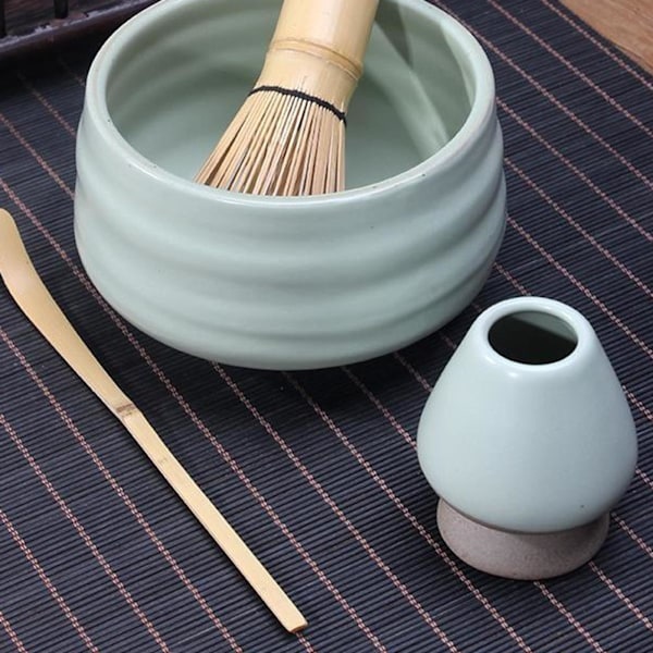 1/2/3 Handgjord Matcha Vispställ Te-ceremoni Teset för Ljusgrön 6 x 7cm 1S 1Set Light Green 6 x 7cm