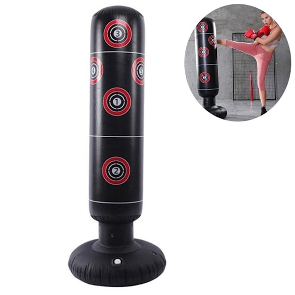 Punching bag voksne 160 cm, stående boksesæk punching bag{EE}