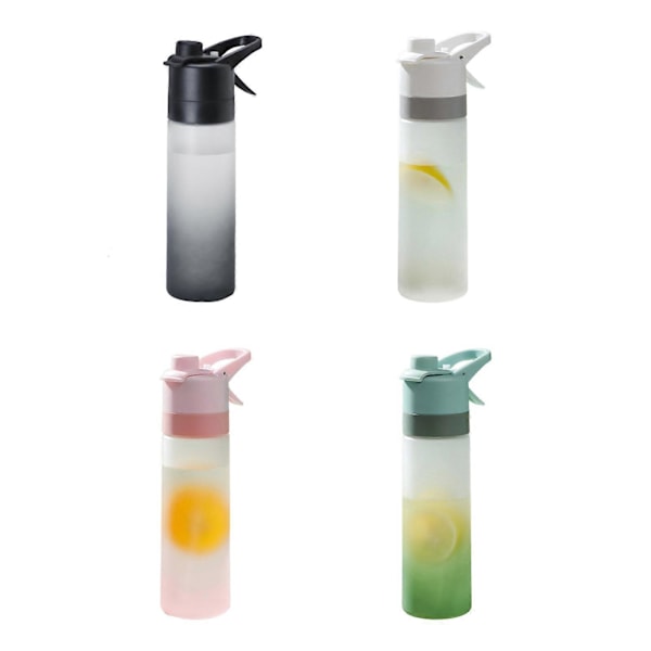 650ml Läcksäker Spray Vattenflaska för Utomhussporter med Borste, Drickkoppar och Stor Kapacitet, Portabel och Ångande{sl} green