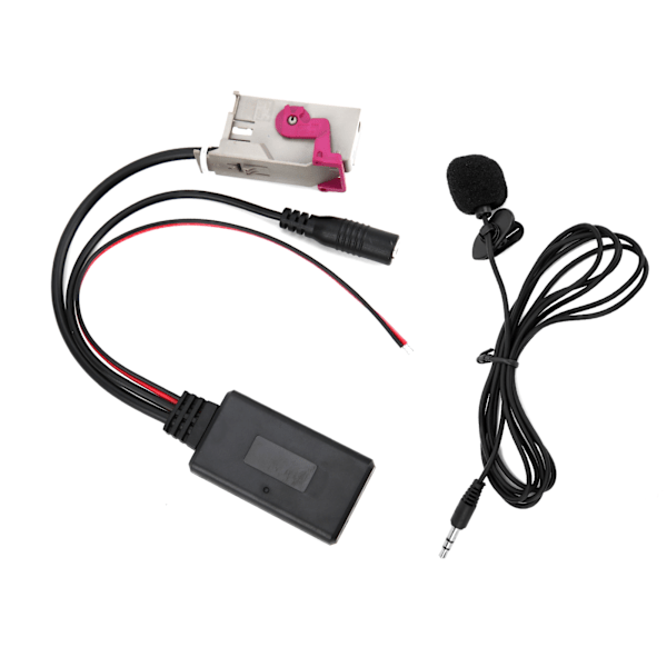 Bil Bluetooth-modul AUXIN-kabel Trådløs mikrofonadapter Erstatning til A3 A4 A6 A8 TT R8 RNSE 32Pin DC12V