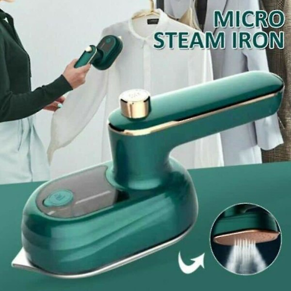 Micro Steam Iron Machine Mini Portable Steamer Handheld Garment Clothes Ironing-QJWL