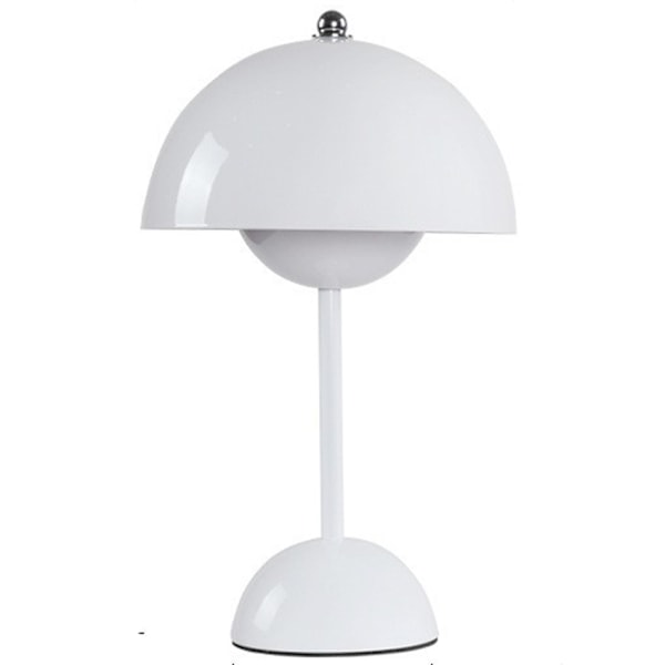 Dimbar trådlös bordslampa 3-vägs trådlös lampa för läsning, nattlampa White