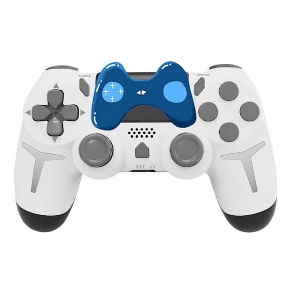 PS4 Wireless Game Controller 6 Axis Vibration Bluetooth Dual Vibration No Lag Gamepad White