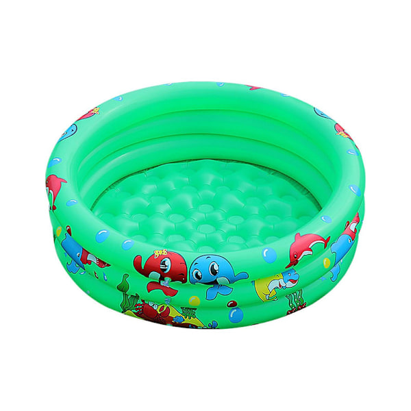 Kids Inflatable Pool ，Round Swimming Pool，120cm，green