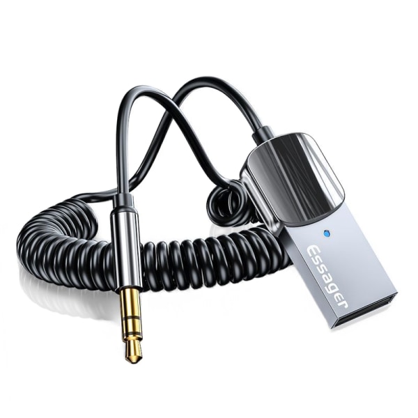 Automotive 3,5 mm jack Bluetooth-adapter krypterad kabel