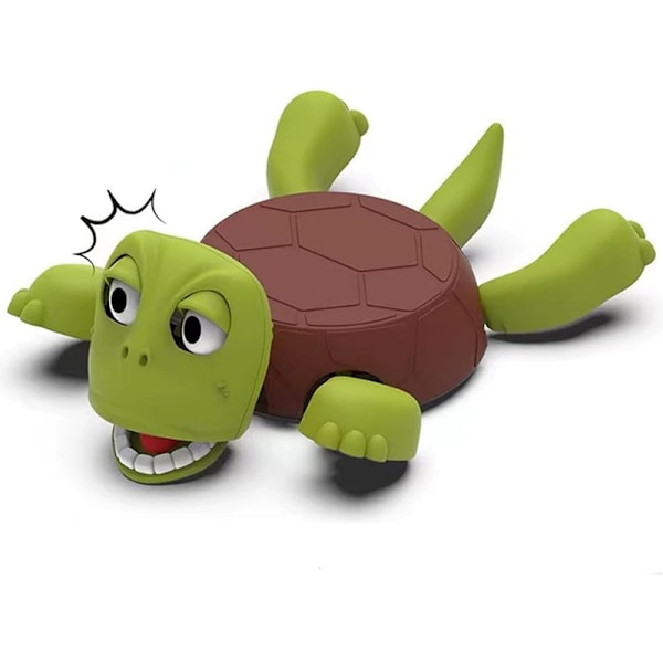 Skildpaddedrikkeunderlag, 3D-printet Sjovt med Interaktivt Udtryk Green
