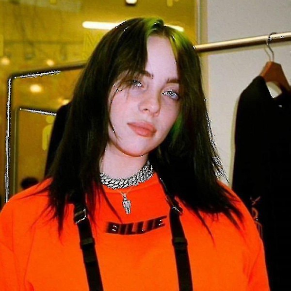 Billie Eilish Naisten kaulakoru Hopea riipus, korut