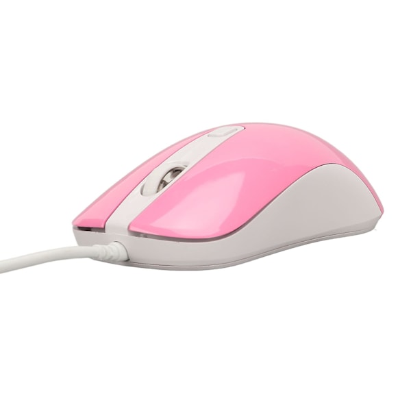 Kablet RGB 3500DPI 6600fps 4 knapper ergonomisk lotteri pink mus