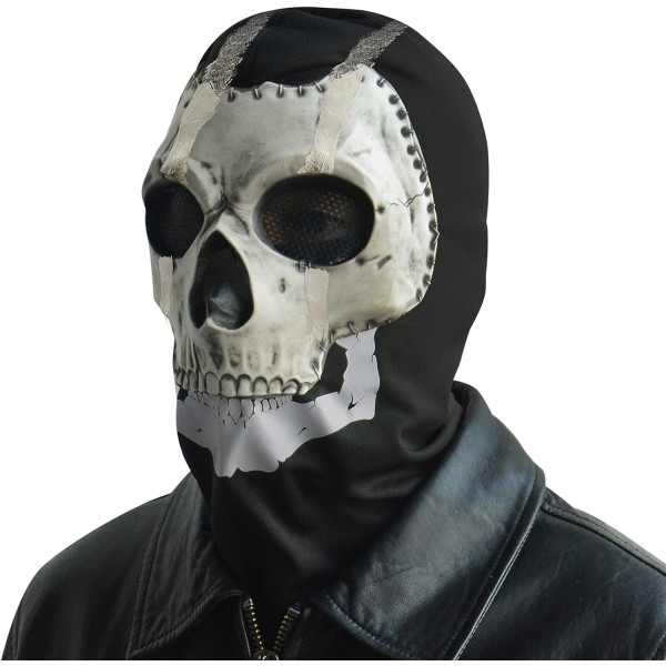 COD Ghost Mask Skull Helmask MW2 Cosplay Kostymmask för Sport Halloween Cosplay