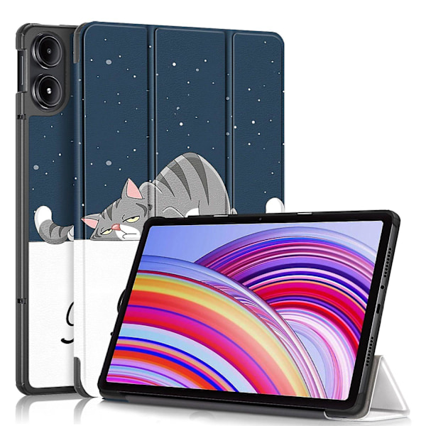 Målat läder smart fodral för Xiaomi Redmi Pad Pro 12.1 Multicolor