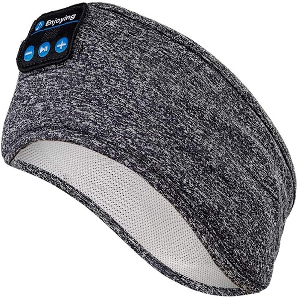 Sömnhörlurar Bluetooth Pannband Hörlurar för Avkoppling black