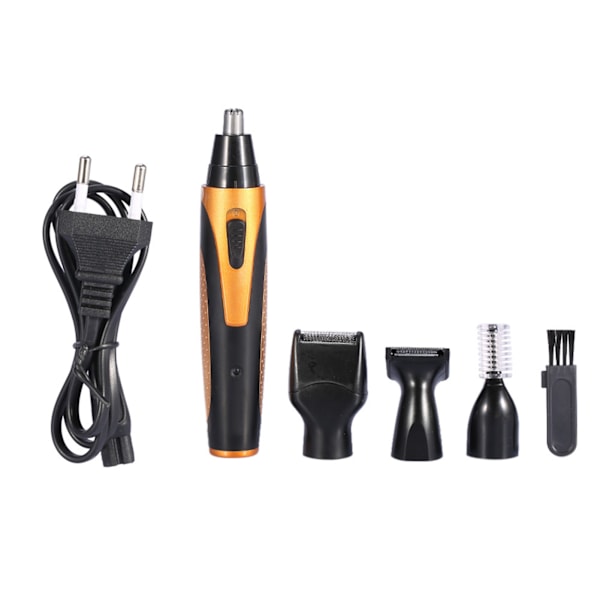 4 In 1 Rechargeable Men Nose Ear Temple Hair Trimmer Beard Shaver Clipper Grooming Kit EU Plug 220V