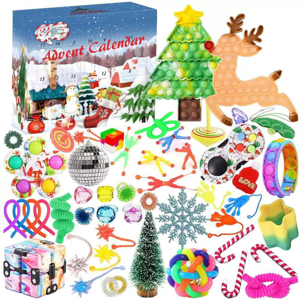 Fidget Pop the Advent calendar, Julleksaker