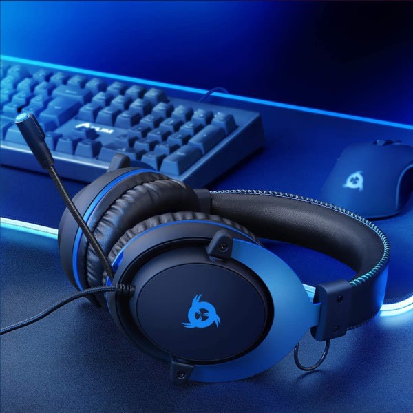 Gaming-headset för PS4 PC PS5 Xbox One, PS4-headset