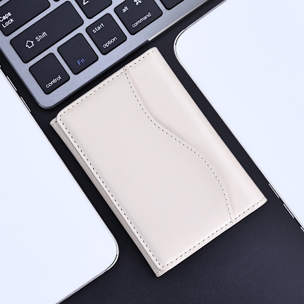 Magnetiskt kortfodral med tre fack, extra stor kapacitet, universell Magsafe mobiltelefonhållare för mobiltelefoner brown