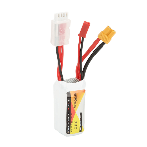 11,1V 550mAh 70C 3S Lipo-batteri med JST XT30-kontakt Reservdelar för LS180 RC Racing Car Quadcopter