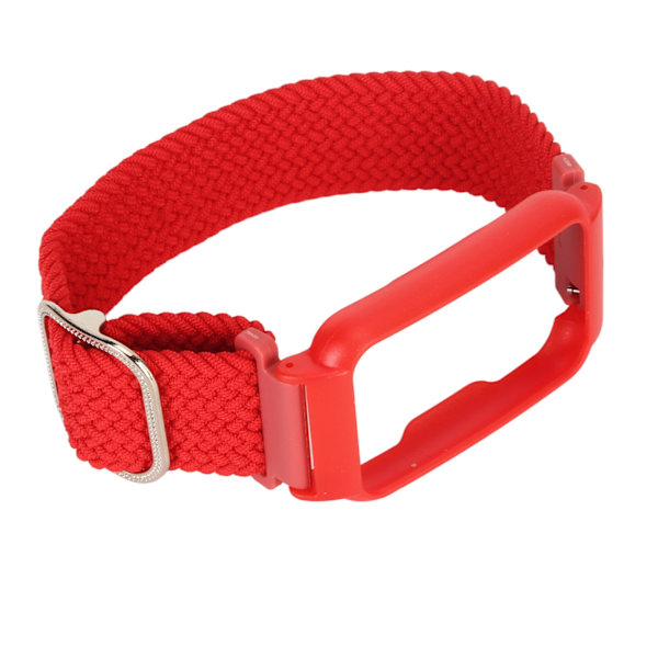 Nylon armband ersättning handledsband justerbar sport andningsbar armband med fodral för Oppo Free Red med rött fodral