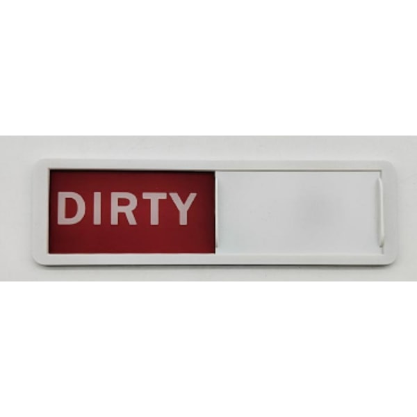 Magnet för diskmaskin RENT / SMUTSIGT skylt Röd/grön