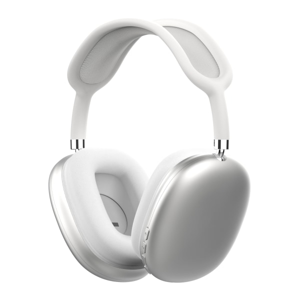 In-ear-hörlurar Huvudmonterat trådlöst, bluetooth-headset, lämpligt för Apple Huawe Silver Silver
