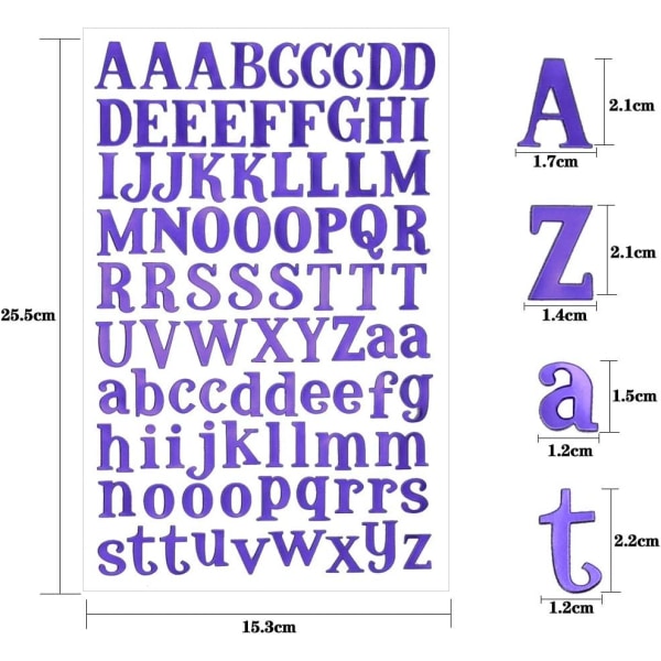 14 ark bokstav alfabet klistermärken klistermärken bokstäver och siffror retro bokstäver klistermärken färger