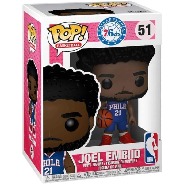 Funko Joel Embiid sinisellä paidalla (Philadelphia 76ers)