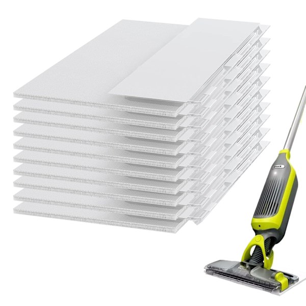 10-pack engångsersättningsdynor för dammsugare för Shark VACMOP VM252 VM200 VM190 VM250 VM251 VM200C VM252C QM250 VC205 Dammsugare