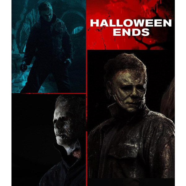 Noufun Michael Myers -naamio aikuisille, Halloween-naamio Micheal Myers Face - Halloween 2020 Ends-2022