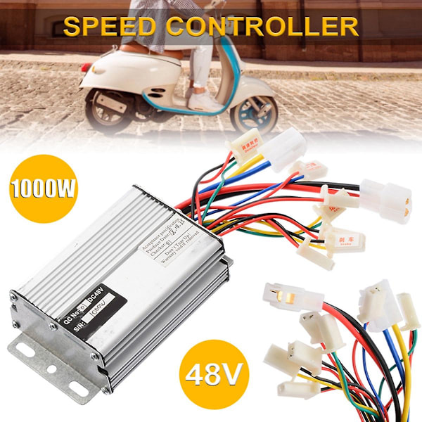 48v 1000w Børstet Controller Elektrisk Cykel E-cykel Scooter Motor Børste Hastighedscontroller Til Cykel