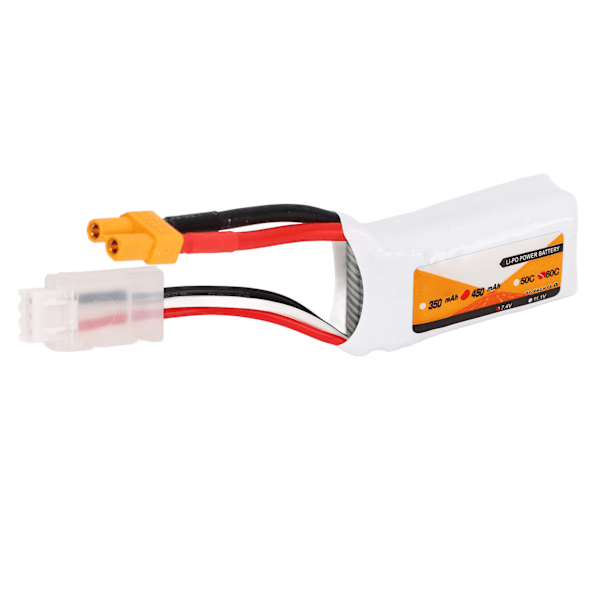 450mAh Lipo-akku 60C purkautumisnopeus 7.4V 2S XT30 -liitin Virta RC-ajoneuvoille Lentokoneille