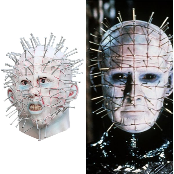 Infinity Gauntlet Pinhead Mask Hellraisers III Halloween Skrämmande mask med