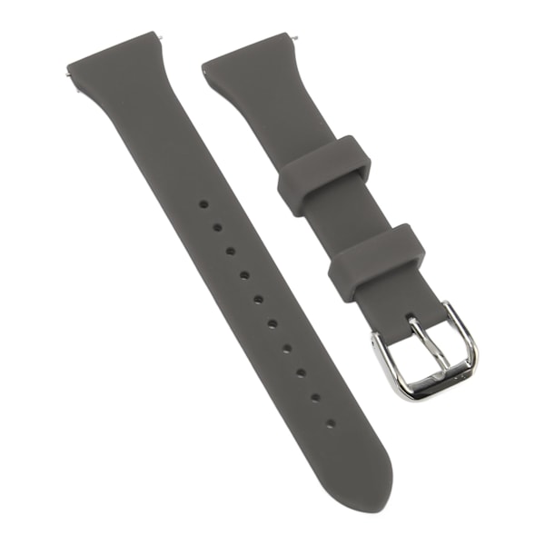 Udskiftning Sport Watch Band til Amazfit GTS 4 Hurtigudløsning Justerbar Silikone Watch Strap til 20mm Brede Lugs Watch Mørkegrå