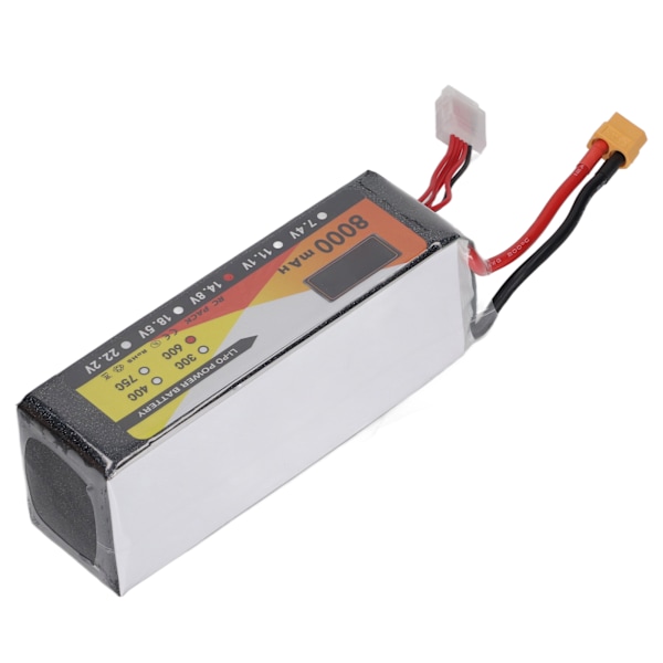 14,8V 8000mAh 60C 4S Lipo-batteri med XT60-stik - reservedel til H210 RC-racerbil og quadcopter