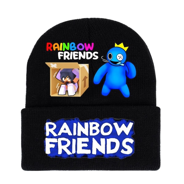 Roblox Rainbow Friends -neulehattu, lämmin talvihattu, e-peli