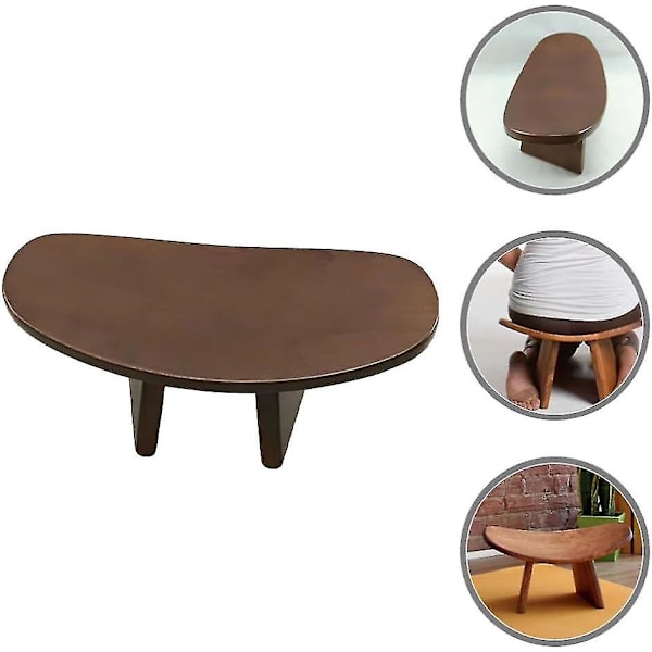 Bärbar meditationsbänk - Resevänlig knä- och sittpall för bön 145