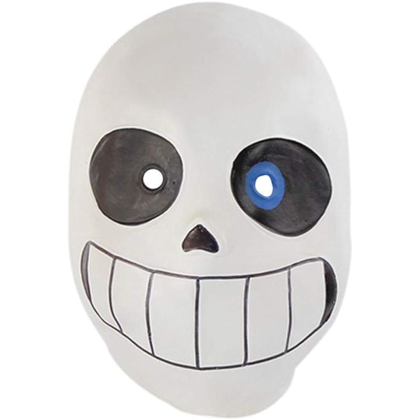 Halloween-maske latex kan rive op dobbeltlagsmasker latex halloweenmasker til voksne 3D-kraniehovedmaske D（28X24cm）