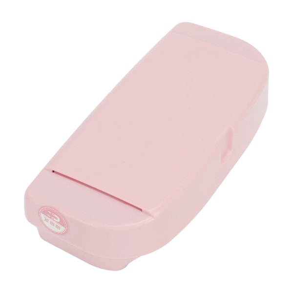 Multifunktionel bilbriller holder etui bil solskærm solbriller holder etui briller arrangør boks med klip pink