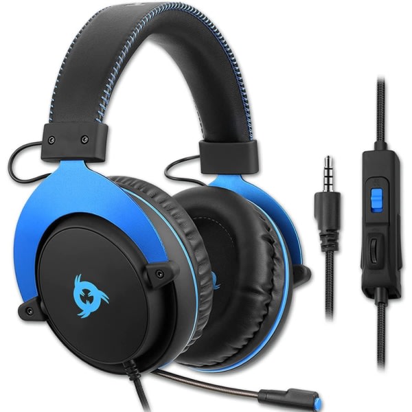 Gaming-headset för PS4 PC PS5 Xbox One, PS4-headset