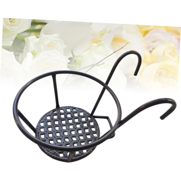 4 stk. Potteholder Balkon Blomsterpotteholder Metal Hængende Potter Plantekasser til Hegn Rækværk Hængende Potte Jern Hængende Blomsterpotter