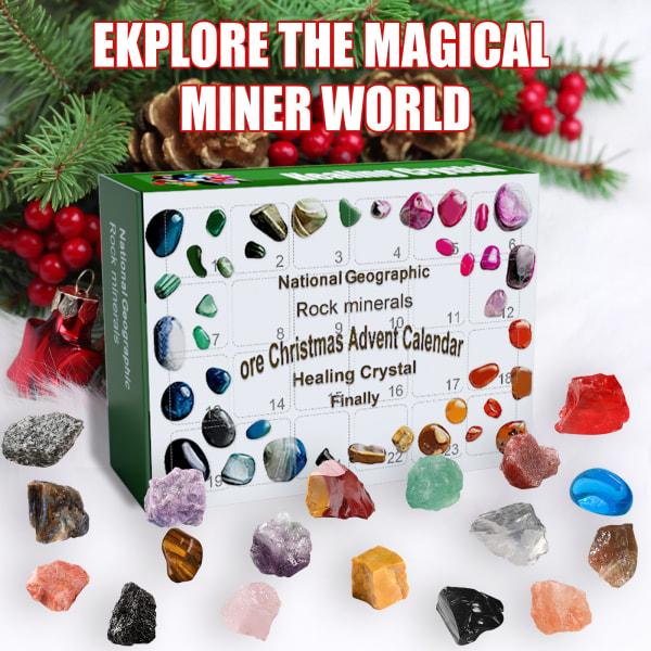 christmas bead advent calendar 24 day crystals and set