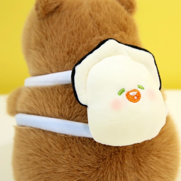 Capybara gosedjur - 22 cm mjuk plyschdocka, födelsedagspresent till barn, mysig kuddkompis 2 pcs