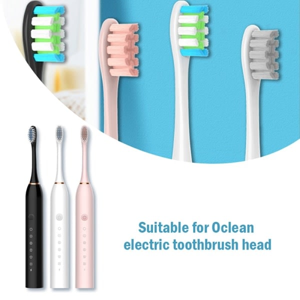 10 vaihtopäätä sähköhammasharjoihin Oclean Black{sl}-malleille