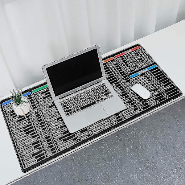 Tastaturgenveje Musemåtte Stor XXL (900x400x3mm) Tyk Udstrakt Musemåtte Skrivebordsmåtte Blød Computertastatur Musemåtte Til Macbook, PC