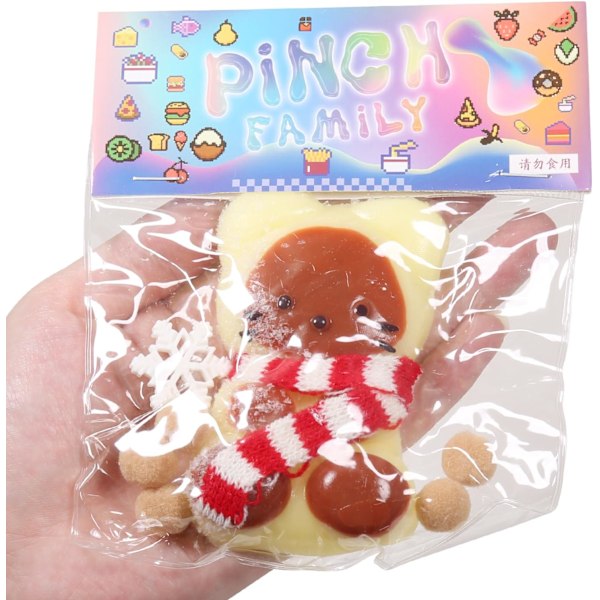 1 st squishy katt-klämleksak, Squishy katt Kawaii klibbiga Squishies Stressavlastande Squishies för barnfestfavoriter, kläm familj Squishy leksaker