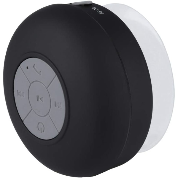Vattentät Bluetooth -högtalare IP4 trådlös handsfree, svart