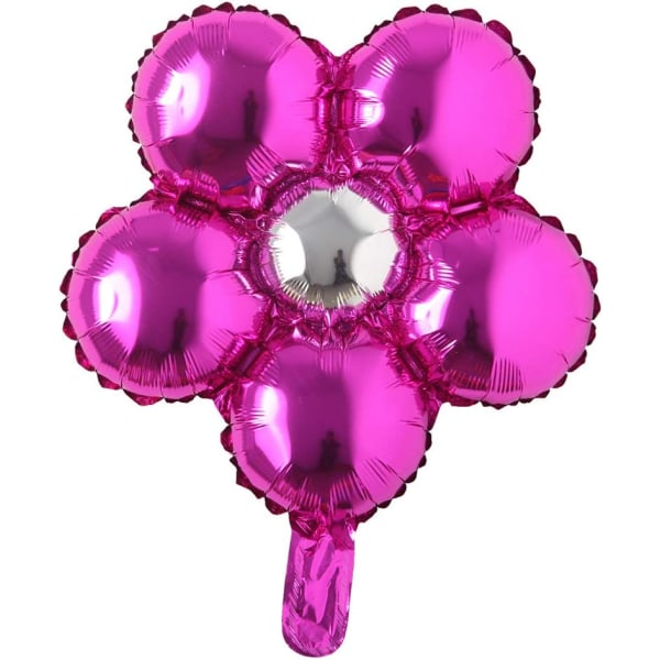 18 tums fem kronblad blommor aluminiumfolie ballonger härliga leksaker