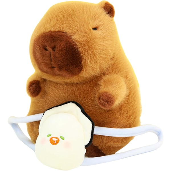 Capybara gosedjur - 22 cm mjuk plyschdocka, födelsedagspresent till barn, mysig kuddkompis 2 pcs