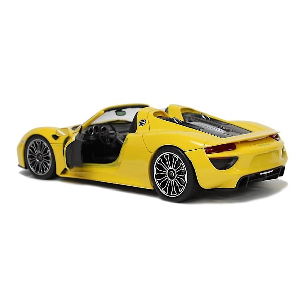 Porsche 918 Spyder 1:18 Støbt modelbil{EE}